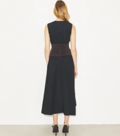 ASYMMETRISCHES BAUMWOLLKLEID