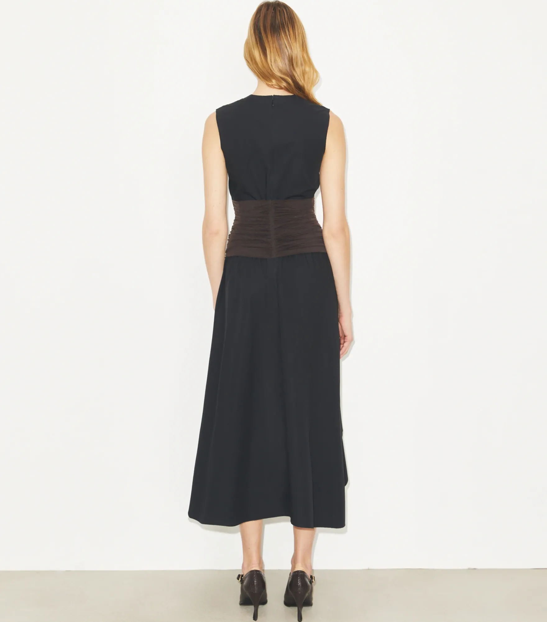 ASYMMETRISCHES BAUMWOLLKLEID