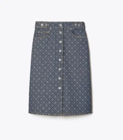 AUSGESTELLTER JEANSROCK