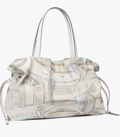 BEDRUCKTE ELLA TOTE BAG MIT TUNNELZUG