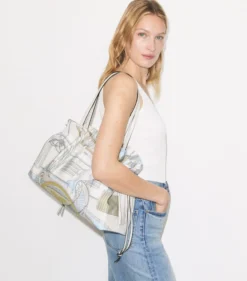 BEDRUCKTE ELLA TOTE BAG MIT TUNNELZUG