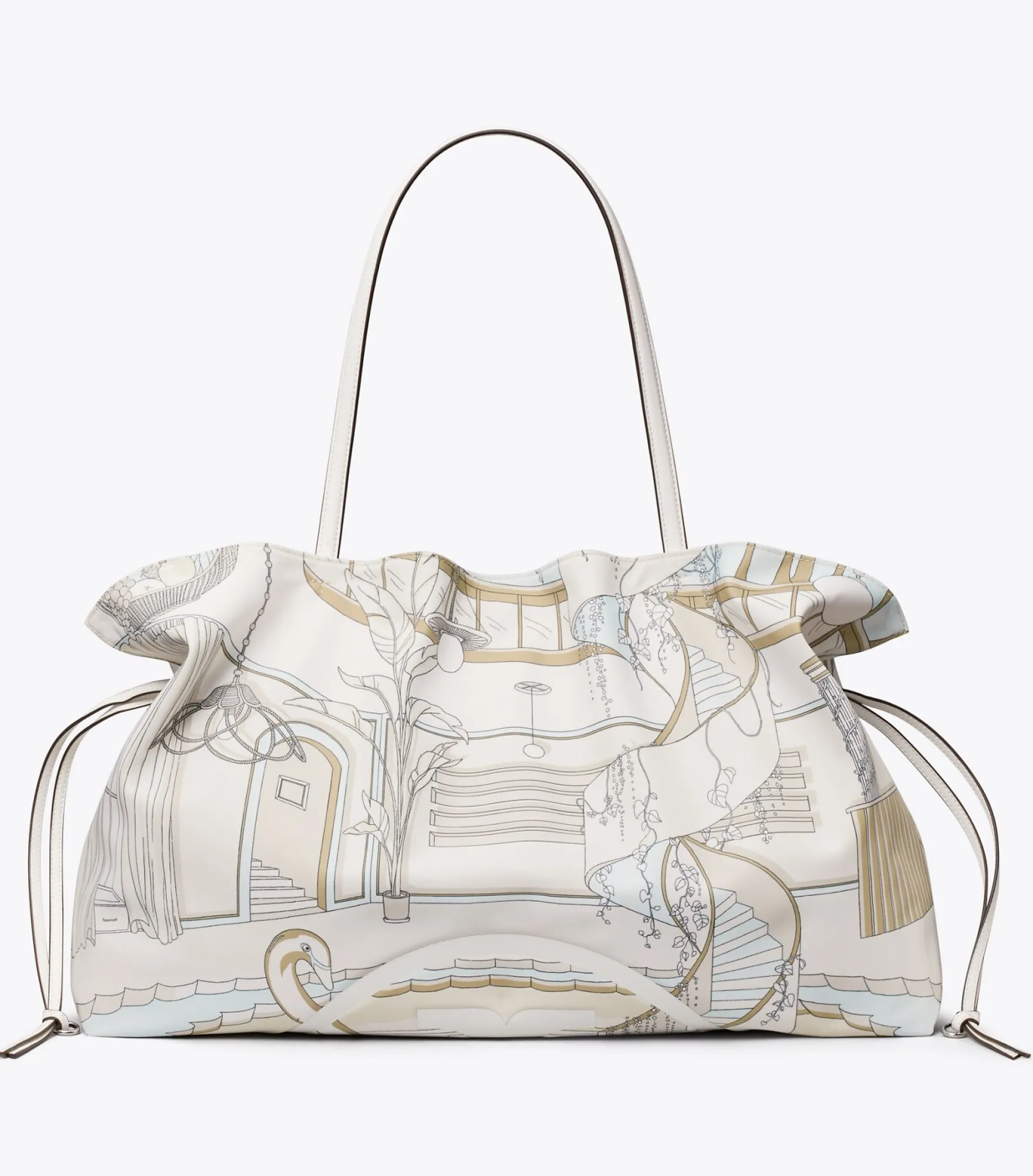 BEDRUCKTE ELLA TOTE BAG MIT TUNNELZUG
