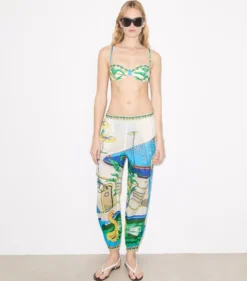 BEDRUCKTE LOUNGE-HOSE AUS BAUMWOLLE