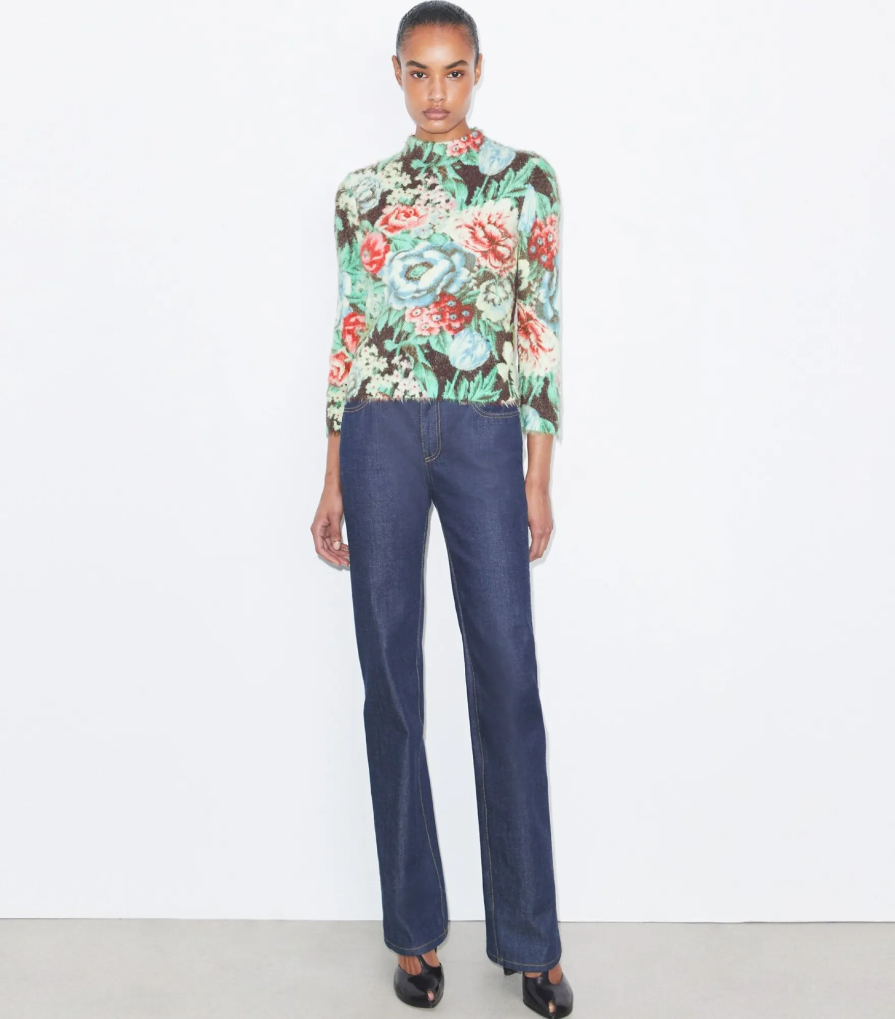 BEDRUCKTER PULLOVER