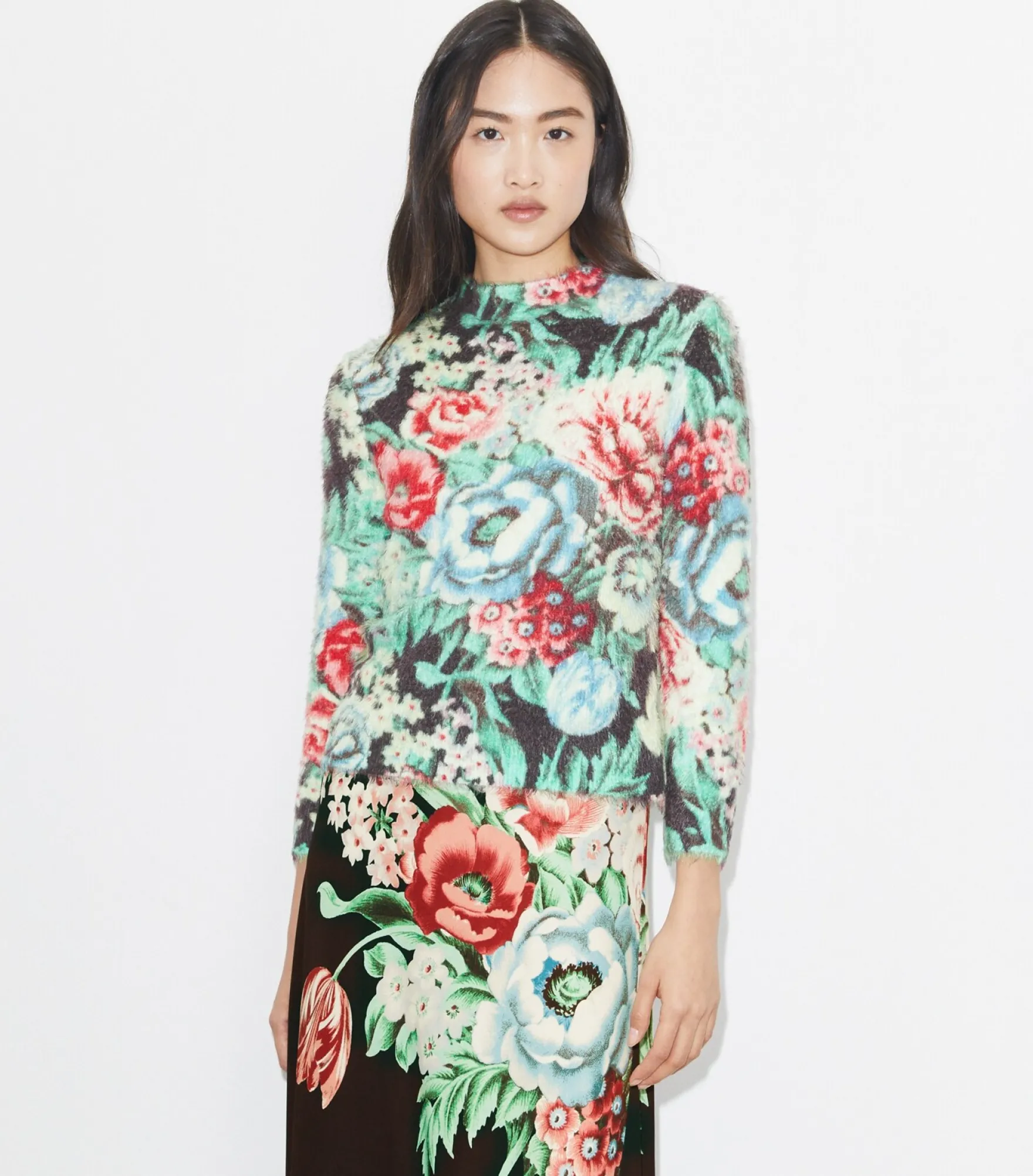 BEDRUCKTER PULLOVER