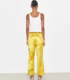 BEDRUCKTE SATINHOSE