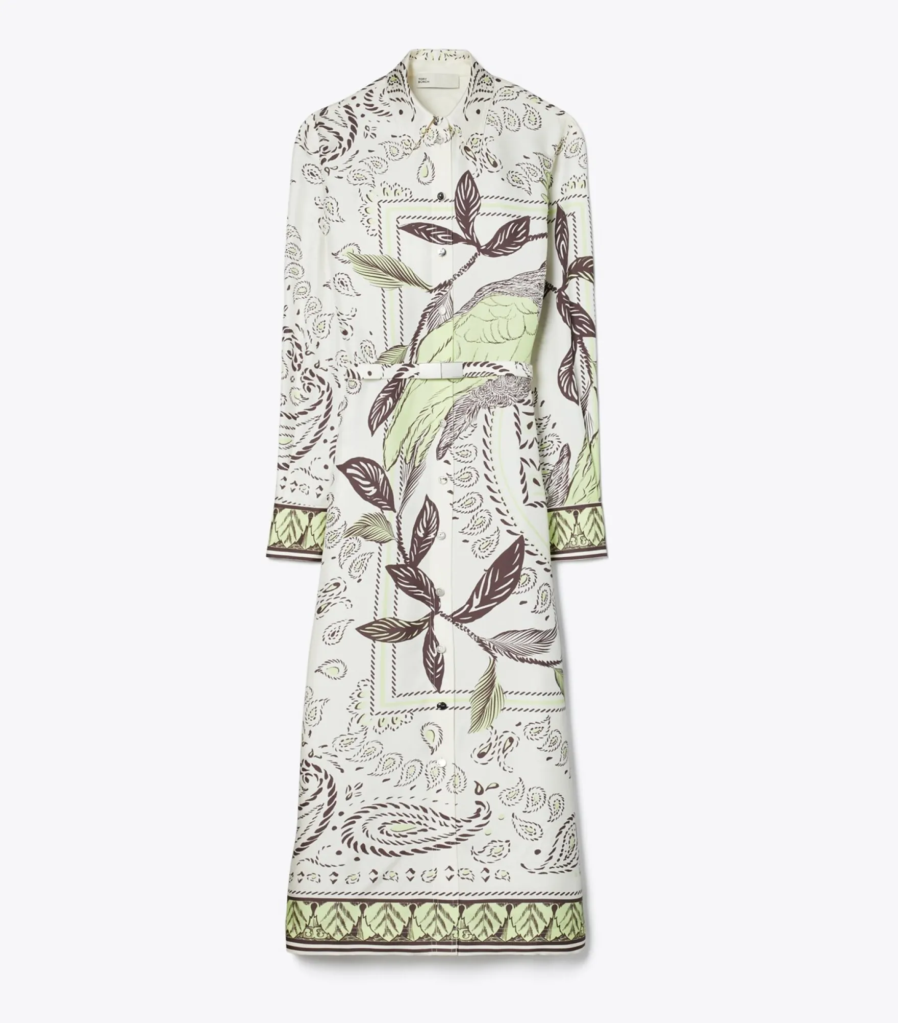 BEDRUCKTES HEMDKLEID AUS SEIDE