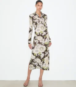 BEDRUCKTES KLEID AUS VISKOSE