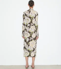 BEDRUCKTES KLEID AUS VISKOSE