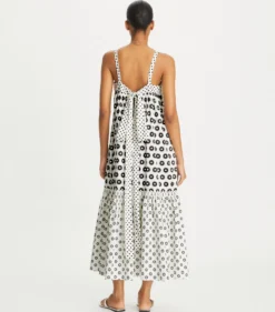 BEDRUCKTES SOMMERKLEID AUS BAUMWOLLE
