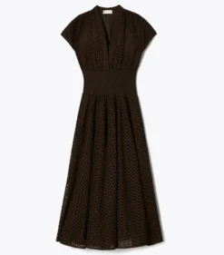 BESTICKTES BAUMWOLLKLEID