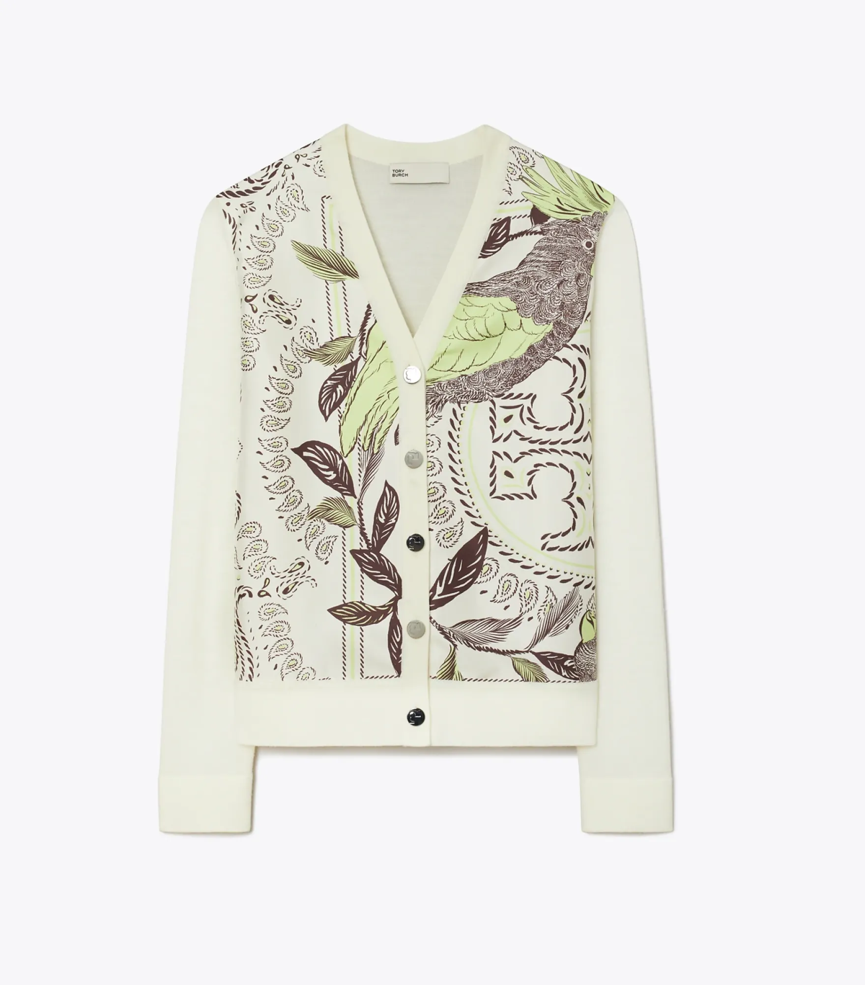 CARDIGAN MIT SEIDENVORDERSEITE