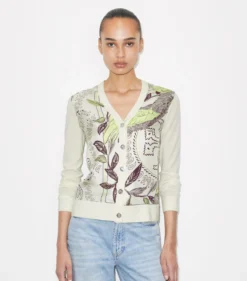 CARDIGAN MIT SEIDENVORDERSEITE