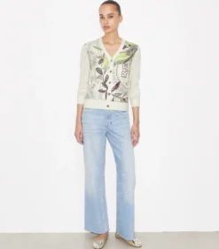 CARDIGAN MIT SEIDENVORDERSEITE