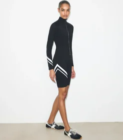 CHEVRONJACKE MIT DURCHGEHENDEM REISSVERSCHLUSS