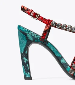 CRYSTAL RIEMCHENSANDALETTE