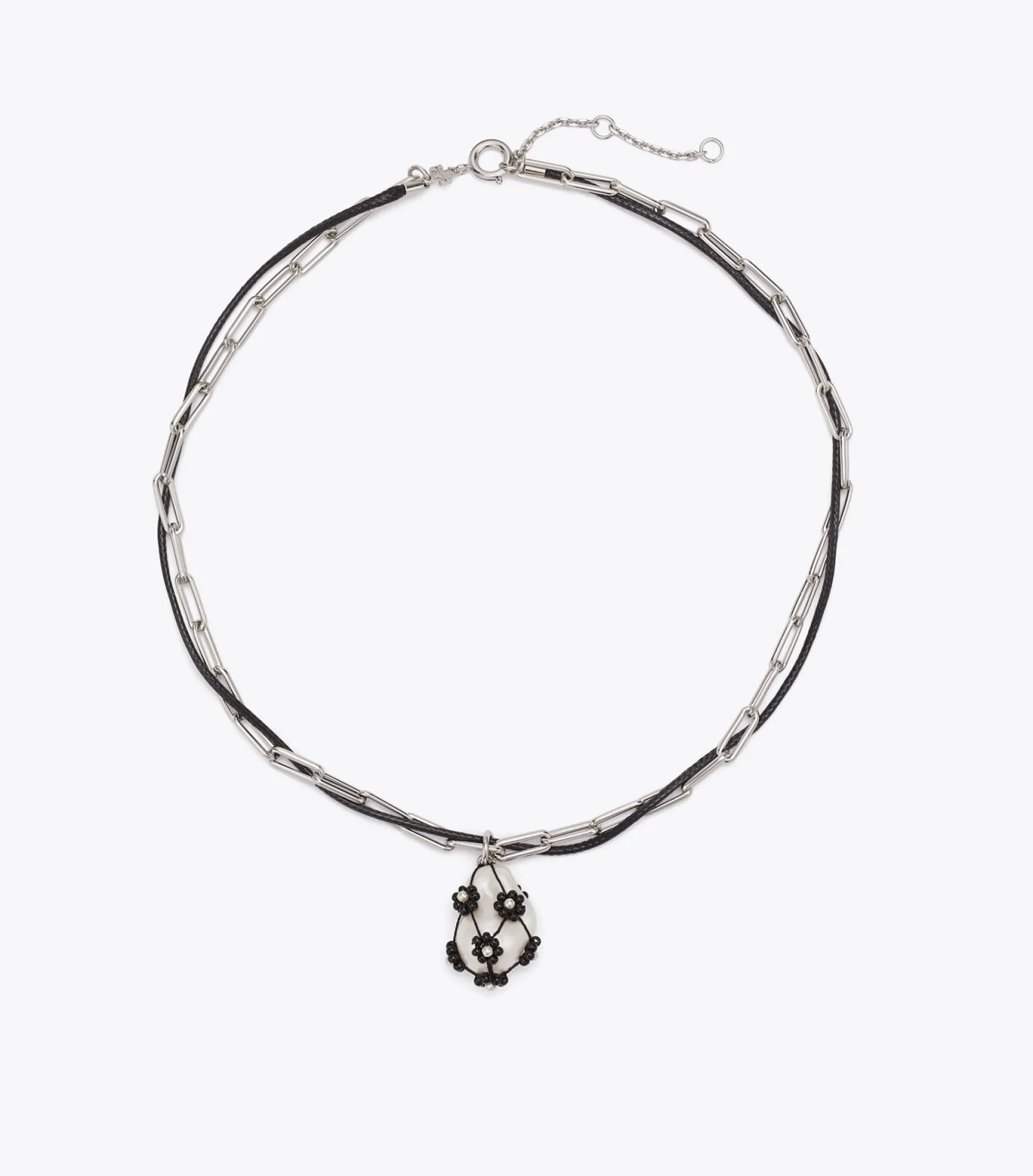 CURIOSITY DOUBLE-STRAND PEARL PENDANT