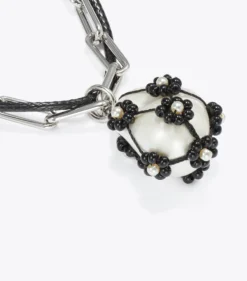 CURIOSITY DOUBLE-STRAND PEARL PENDANT