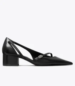 D'ORSAY PUMPS MIT DOPPEL-T-SCHNALLE