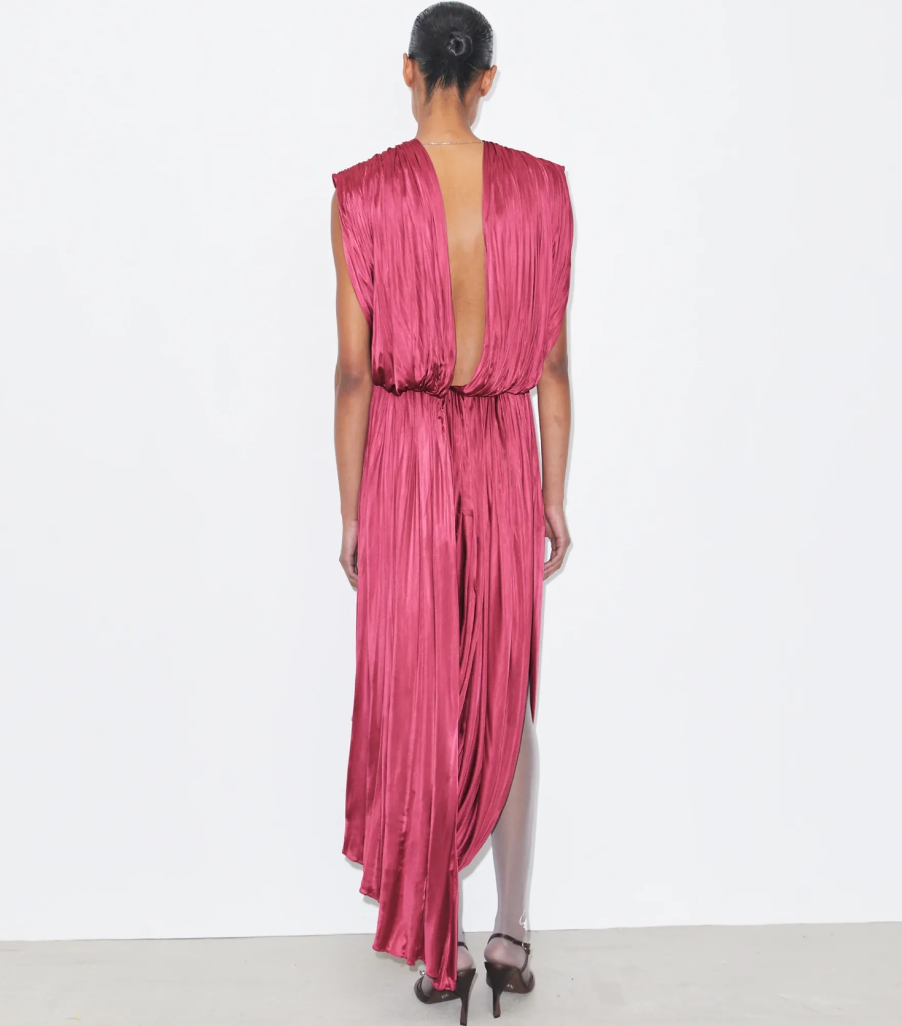 DRAPIERTES JERSEYKLEID