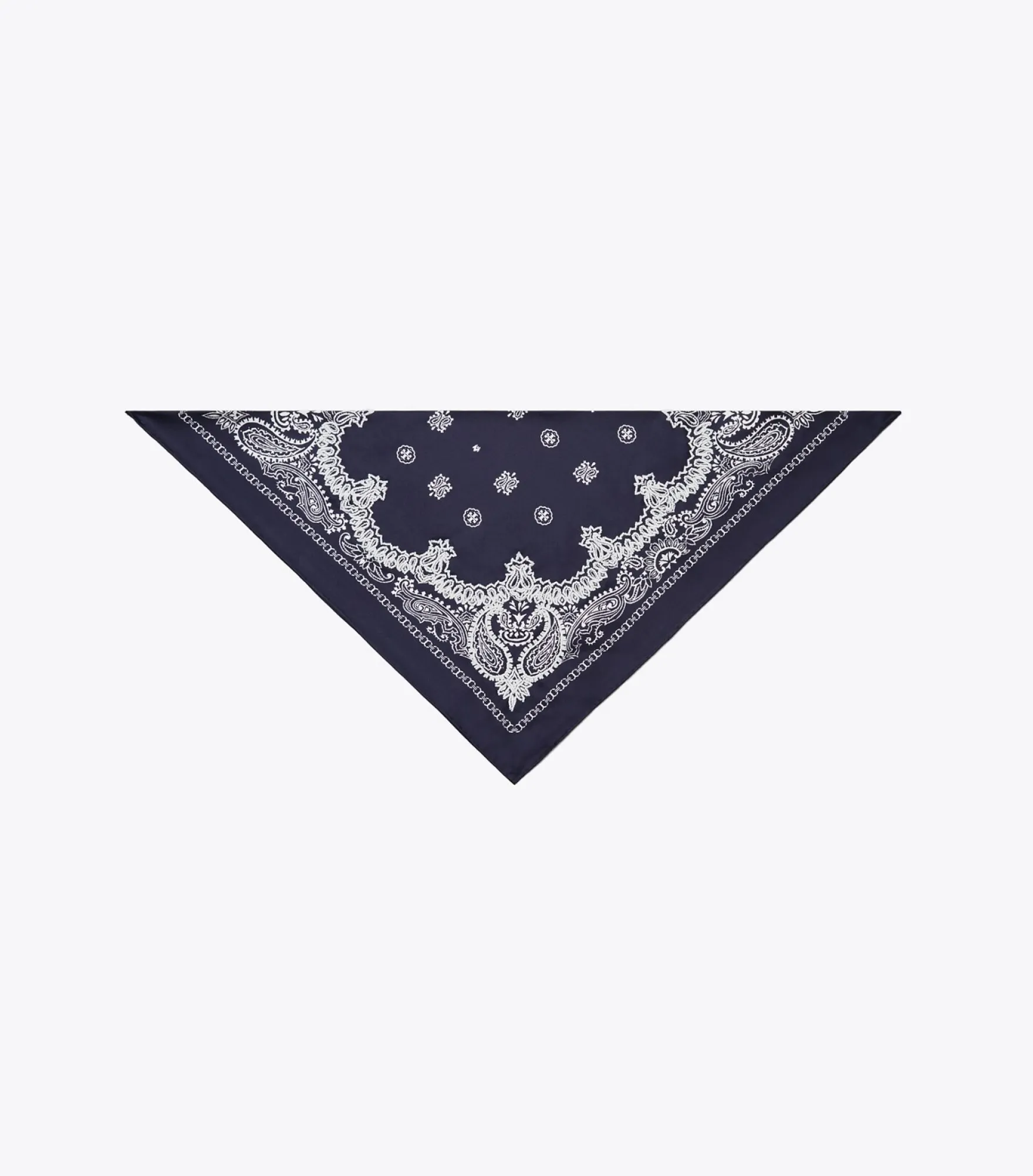DREIECKIGES BANDANA-TUCH MIT PERLEN