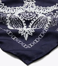 DREIECKIGES BANDANA-TUCH MIT PERLEN