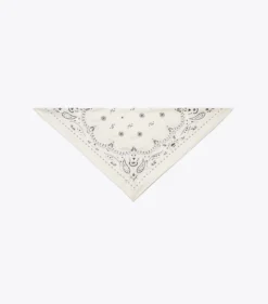 DREIECKIGES BANDANA-TUCH MIT PERLEN