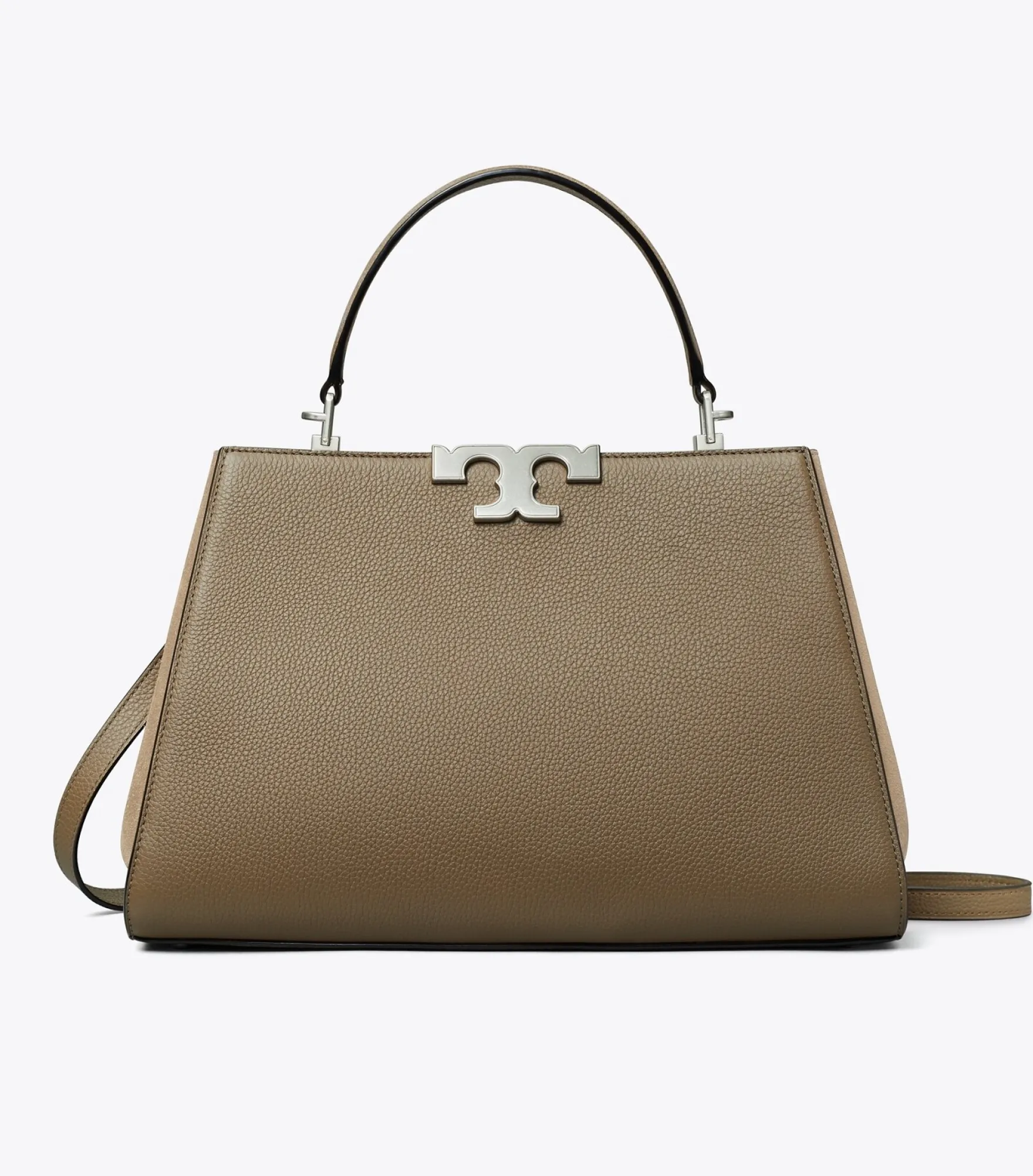 ELEANOR HENKELTASCHE AUS STRUKTURLEDER