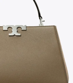 ELEANOR HENKELTASCHE AUS STRUKTURLEDER