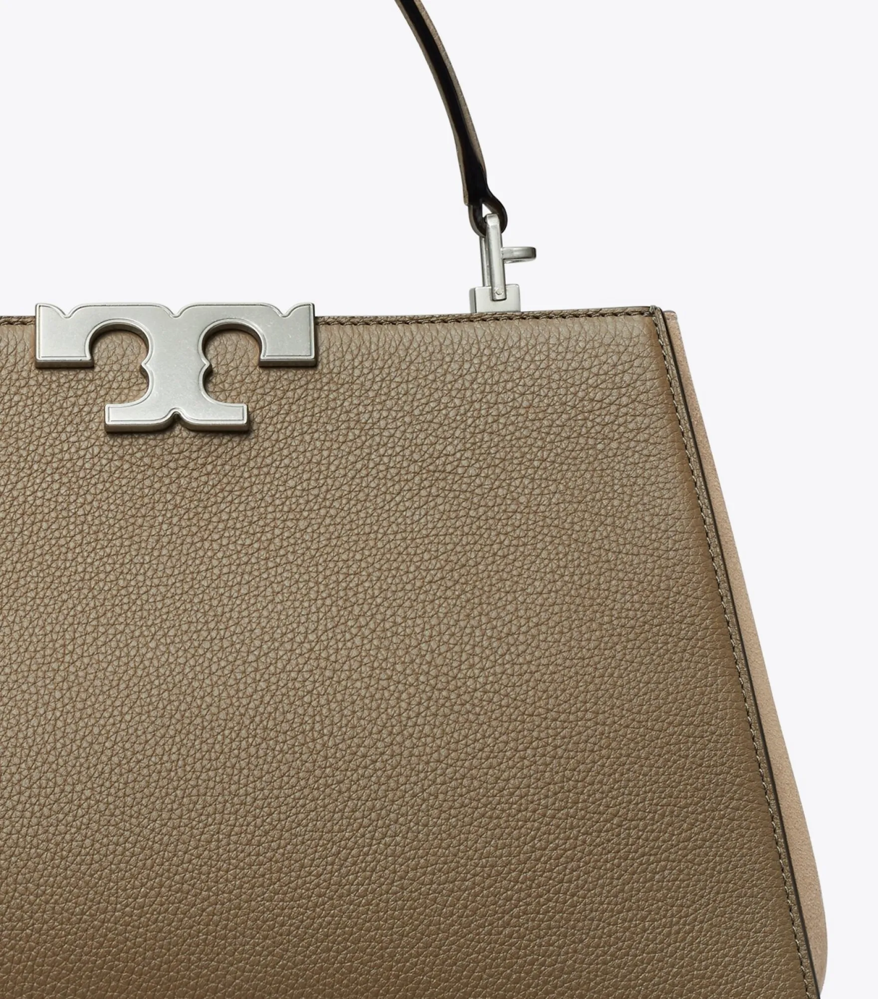 ELEANOR HENKELTASCHE AUS STRUKTURLEDER