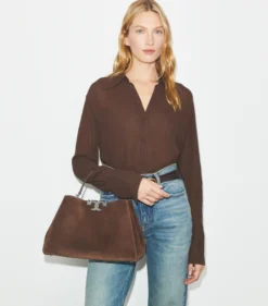 ELEANOR HENKELTASCHE AUS WILDLEDER