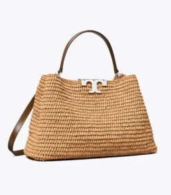 ELEANOR RAFFIA SATCHEL