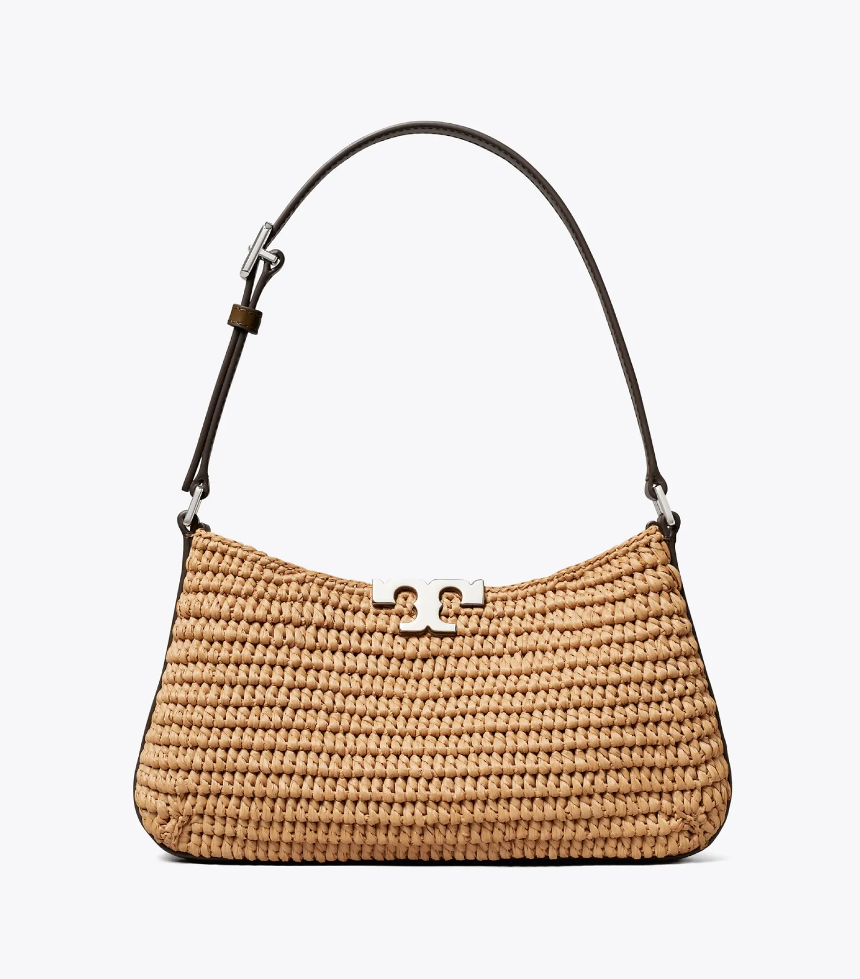 ELEANOR RAFFIA SLIM SHOULDER BAG