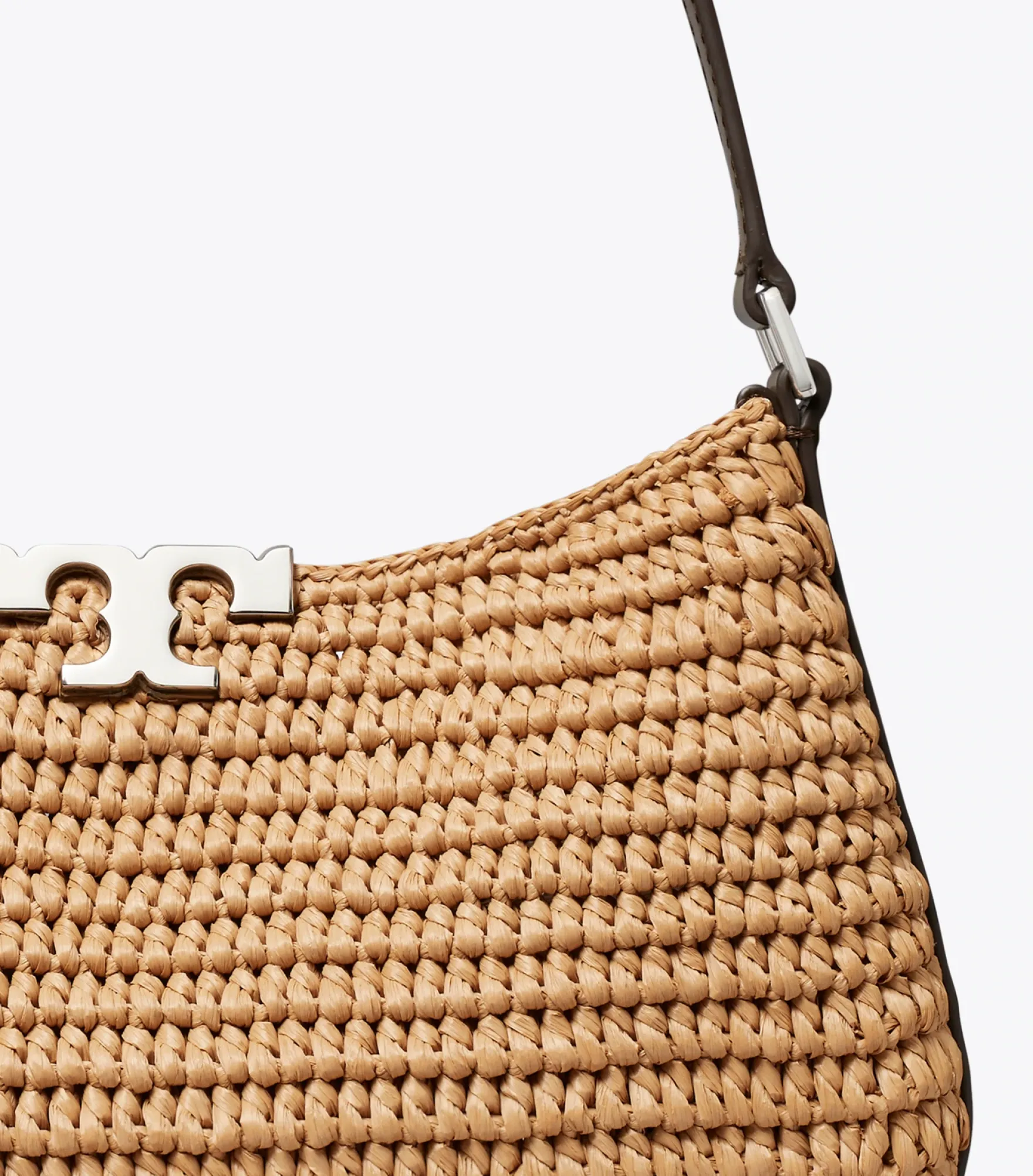 ELEANOR RAFFIA SLIM SHOULDER BAG