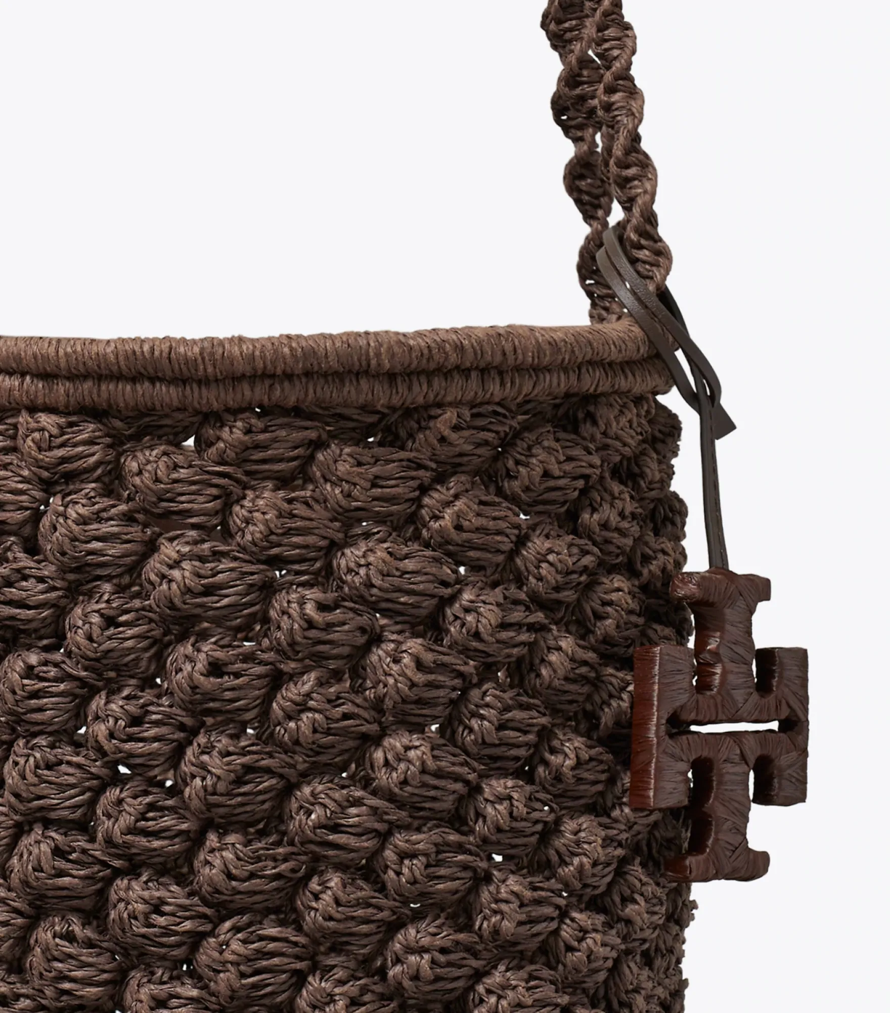 ELLA HAND-CROCHETED POPCORN BUCKET BAG