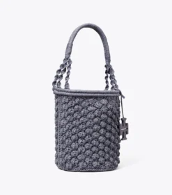 ELLA HAND-CROCHETED POPCORN BUCKET BAG