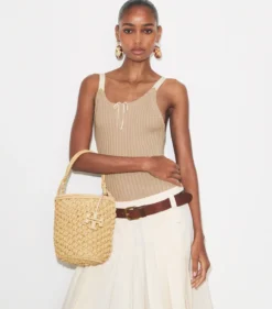 ELLA HAND-CROCHETED POPCORN BUCKET BAG