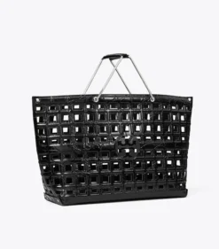 ELLA MARKET TOTE BAG MIT KROKOPRÄGUNG
