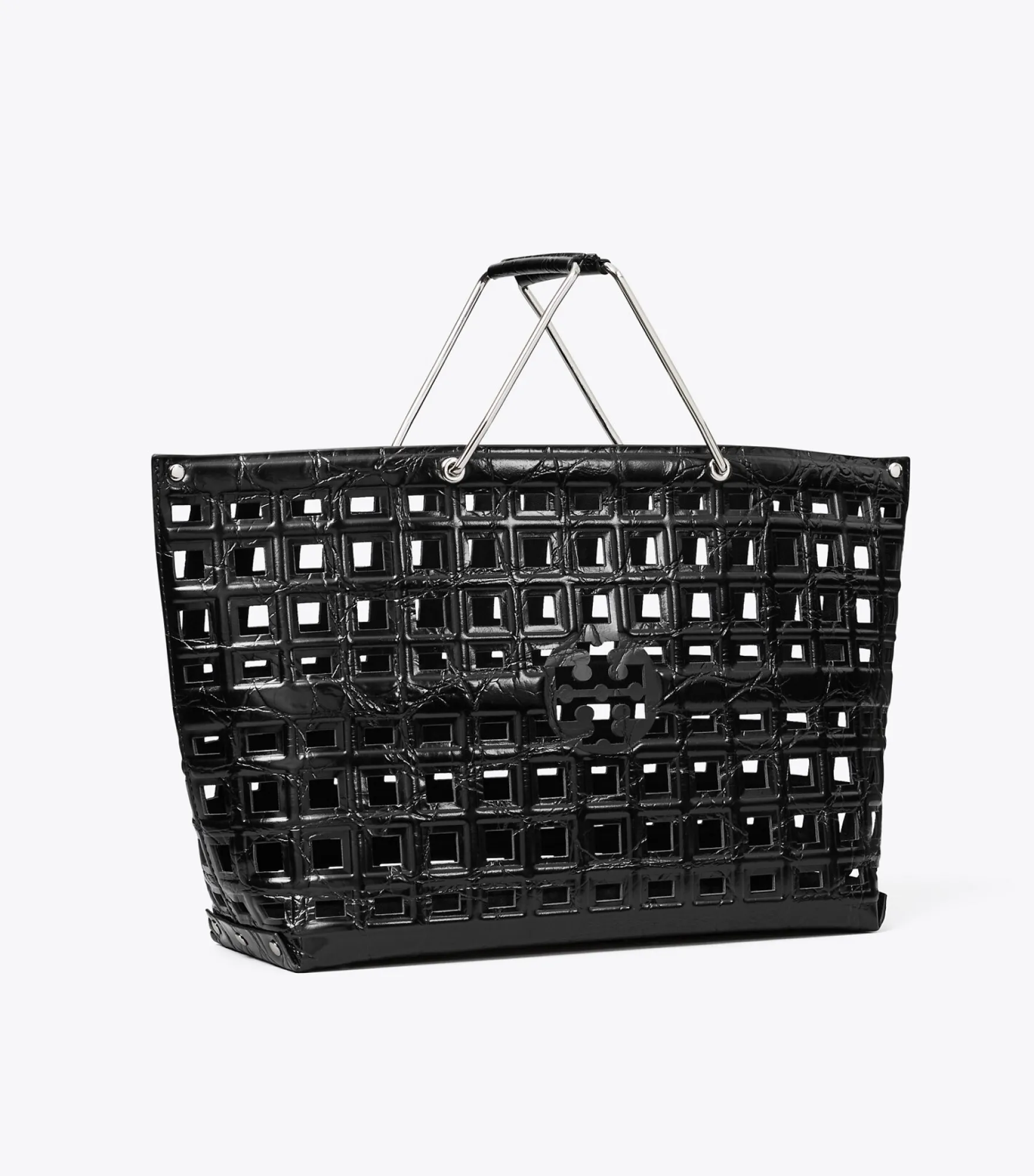 ELLA MARKET TOTE BAG MIT KROKOPRÄGUNG
