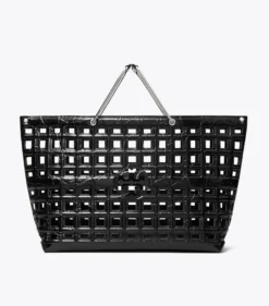 ELLA MARKET TOTE BAG MIT KROKOPRÄGUNG