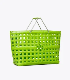 ELLA MARKET TOTE BAG MIT KROKOPRÄGUNG