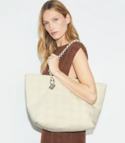 ELLA TERRY CHAIN TOTE