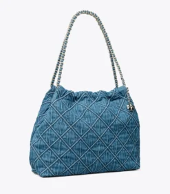 FLEMING HOBO BAG AUS WEICHEM DENIM