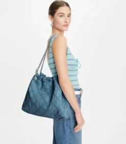 FLEMING HOBO BAG AUS WEICHEM DENIM