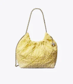 FLEMING MINI HOBO BAG AUS WEICHEM DENIM