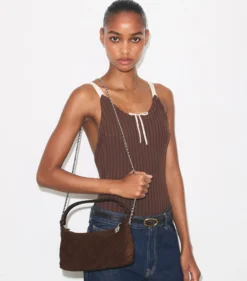 FLEMING POCHETTE AUS WILDLEDER