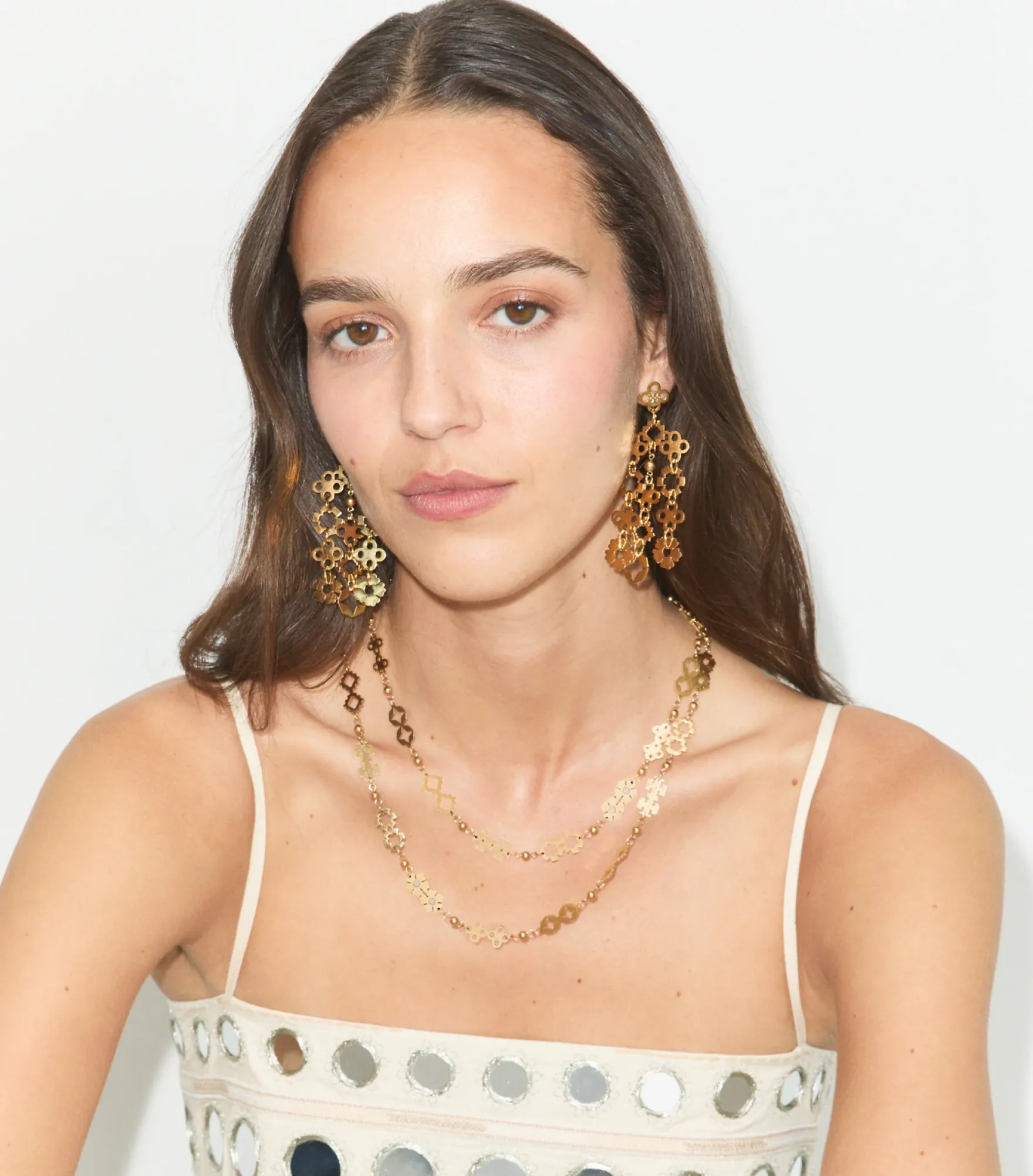 FORGET ME NOT CHANDELIER EARRINGS