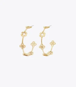 FORGET ME NOT HOOP EARRINGS