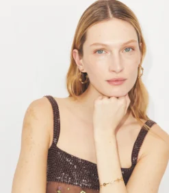 FORGET ME NOT HOOP EARRINGS