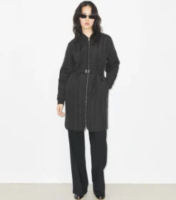 GEFÜTTERTER STEPPMANTEL AUS NYLON